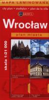Okładka książki Wrocław Plan miasta 1:21 000 laminowany