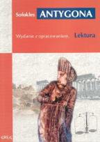 Okładka książki Antygona z oprac. GREG