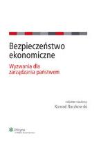 Okładka książki Bezpieczeństwo ekonomiczne