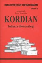 Okładka książki Biblioteczka opracowań nr 006 Kordian