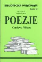 Okładka książki Biblioteczka opracowań nr 048 Poezje Miłosza