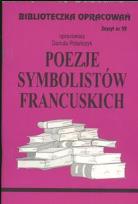 Okładka książki Biblioteczka opracowań nr 059 Poezje franc.