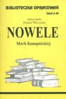 Okładka książki Biblioteczka opracowań nr 069 Nowele M.Konopnicka