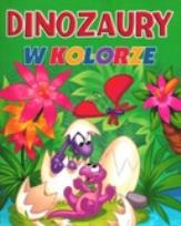 Okładka książki Dinozaury w kolorze Zeszyt 1
