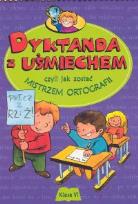 Okładka książki Dyktanda z uśmiechem kl.6