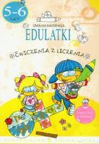 Okładka książki Edulatki. Ćwiczenia z liczenia 5-6