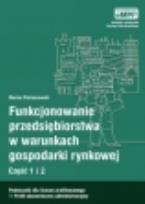 Okładka książki Funk. przeds. w warunkach gosp. cz.1+2 ćw eMPi2 WZ