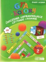 Okładka książki Gra w kolory kl. 2 ćw. uspr. czytanie i pisanie