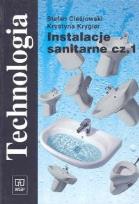 Okładka książki Instalacje sanitarne cz. 1 Cieślowski  WSiP