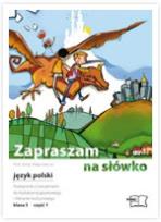 Okładka książki J. Polski SP 5 Zapraszam na słówko podr. cz.1