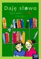 Okładka książki J. Polski SP  6 Daję Słowo Zeszyt Lektur NE