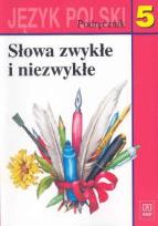Okładka książki J.polski SP kl.5 Słowa zwykłe i niezwykł podr WSiP