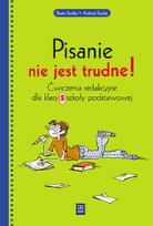 Okładka książki J.polski SP Pisanie nie jest trudne kl. 5 ćw. WSIP