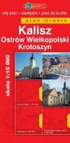 Okładka książki Kalisz, Ostrów Wielkopolski Krotoszyn. Plan miasta