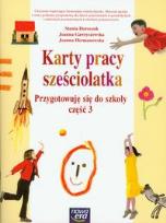 Okładka książki Karty pracy sześciolatka Przygotowuję się do szkoły część 3