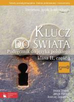 Okładka książki Klucz do świata 2 Podręcznik Część 1 Literatura język komunikacja Zakres podstawowy i rozszerzony