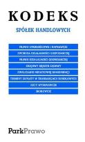 Okładka książki Kodeks spółek handlowych
