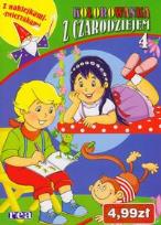 Okładka książki Kolorowanka z czarodziejem cz.4 REA