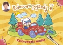 Okładka książki Kolorowanki wodne. Kolorowe pojazdy cz.2
