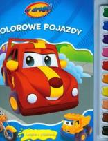 Okładka książki Kolorowe pojazdy W drogę /z farbkami/