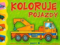 Okładka książki Koloruję pojazdy cz.4