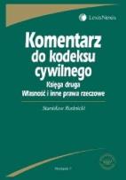 Okładka książki Komentarz do Kodeksu cywilnego księga pierwsza część ogólna