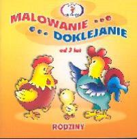 Okładka książki Malowanie, doklejanie - rodziny