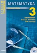 Okładka książki Matematyka 3 Zeszyt ćwiczeń Zakres podstawowy