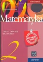 Okładka książki Matematyka GIM 2 ćw OPERON