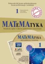 Okładka książki MATeMAtyka LO 1 Z.P+R Podr. CD Gratis NE