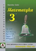 Okładka książki Matematyka LO 3 podr Z.P. NOWIK