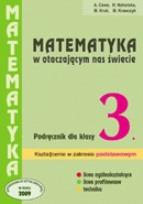 Okładka książki Matematyka w otacz LO 3 podr. Z.P. 2009 PODKOWA