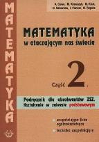 Okładka książki Matematyka w otacz ZSZ cz.2 pod PODKOWA (brązowa)