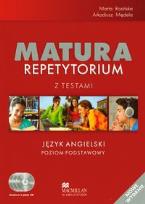 Okładka książki Matura Repetytorium z testami Język angielski Poziom podstawowy + CD