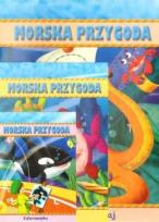 Okładka książki Morska przygoda. Zestaw zadań do kolorowania
