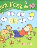 Okładka książki Naklejanki - juz liczę do 10 SIEDMIORÓG