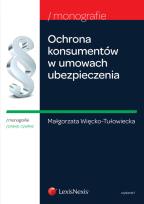 Okładka książki Ochrona konsumentów w umowach ubezpieczenia