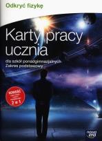 Okładka książki Odkryć fizykę Karty pracy ucznia Zakres podstawowy Szkoły ponadgimnazjalne LO 1 KP ZP
