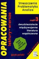 Okładka książki Opracowania LO 3 GREG