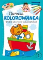 Okładka książki Pierwsza kolorowanka z.1
