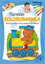 Okładka książki Pierwsza kolorowanka z.4