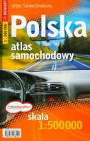 Okładka książki Polska atlas samochodowy