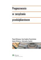 Okładka książki Prognozowanie w zarządzaniu przedsiębiorstwem