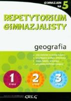 Okładka książki Repetytorium Gimnazjalisty geografia GREG