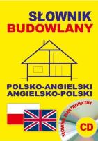 Okładka książki Słownik budowlany pol-ang.ang-pol +CD