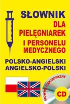 Okładka książki Słownik dla pielęgniarek pol-ang,ang-pol + CD