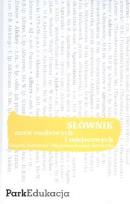 Okładka książki Słownik - nazw osobowych i miejscowych PARK/PWN