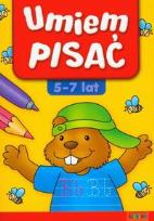 Okładka książki Umiem pisać 5-7 lat  LITERKA