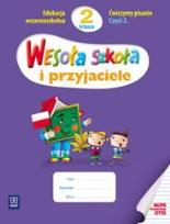 Okładka książki Wesoła szkoła i przyjaciele 2/2 ćw. pisanie WSiP