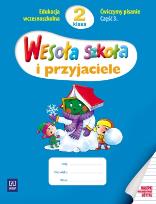 Okładka książki Wesoła szkoła i przyjaciele 2/3 ćw. pisanie WSiP